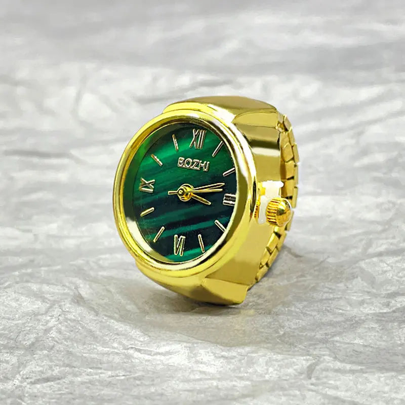 Vintage Charm Finger Watch Ring